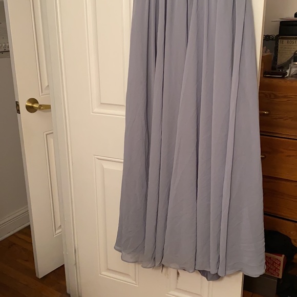 Light blue floor length gown - Picture 3 of 5